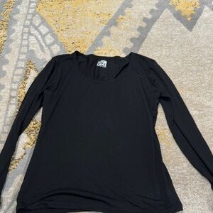 32 Degrees Black Blouse Long Sleeve Classic
